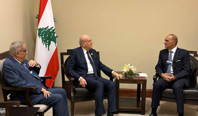 ميقاتي يلتقي نظيره الاردني.. هذا ما تم بحثه