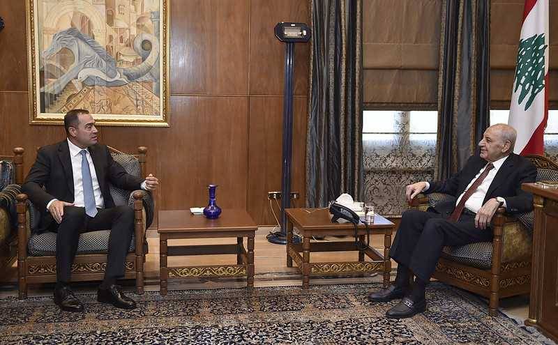 بري يتابع الاوضاع الامنية مع مدير المخابرات ويستقبل سفير هولندا وممثلة UNDP