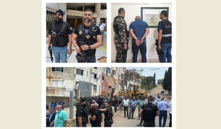 القبض على مطلوب بحقه 12 مذكّرة توقيف