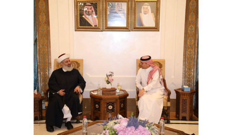 مفتي عكار يزور السفير السعودي.. هذا ما تم بحثه