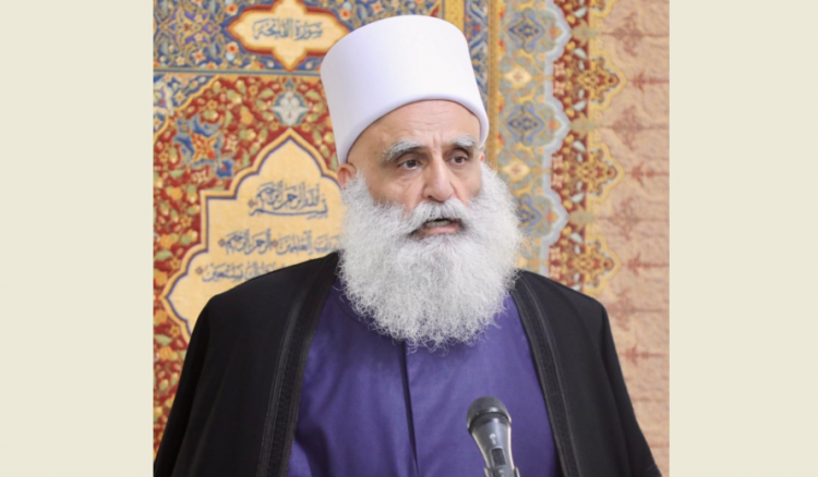شيخ العقل : للبدء بتشاور جدي وحوار صادق لانتخاب رئيس للجمهورية