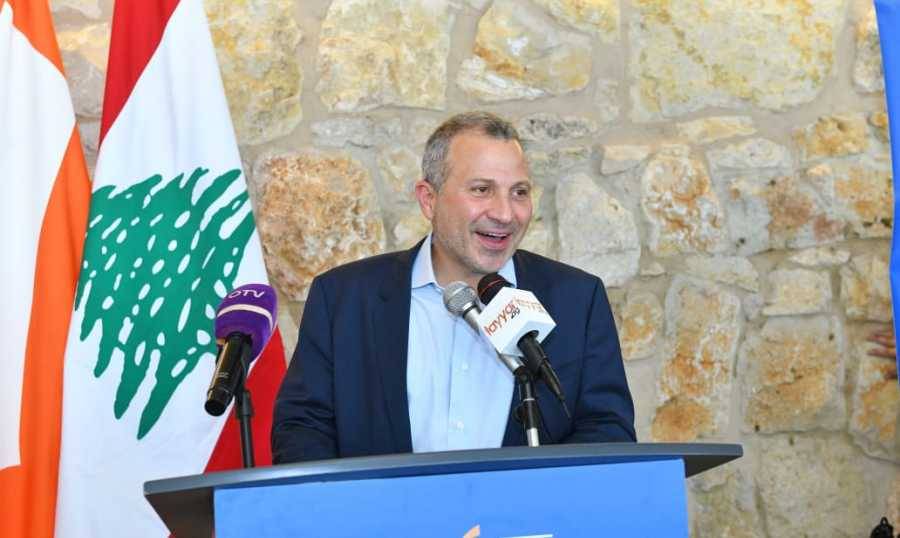 باسيل: نرفض الربط اللامحدود بين جبهتي غزة ولبنان