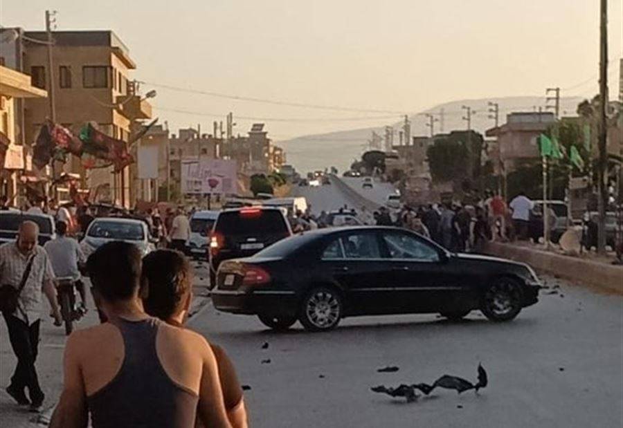 استهداف سيارة في بعلبك