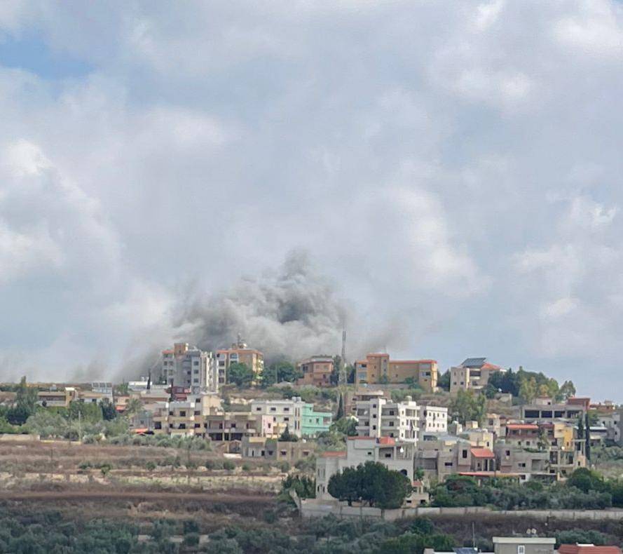 غارتان على معروب وعيتا الشعب ‏