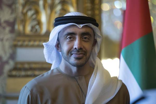 عبدالله بن زايد: الإمارات تدعم مساعي أمريكا لوقف مستدام لإطلاق النار بغزة