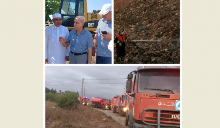 اللواء خير: الدفاع المدني بدأ  بإطفاء حريق سرار و سنلاحق المقصريين  والمرتكبين