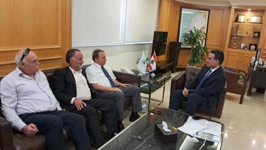 حمية يبحث مع شرف الدين في آخر المستجدات