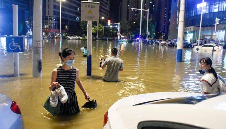 الصين.. عشرات القتلى والمفقودين جراء أمطار غزيرة