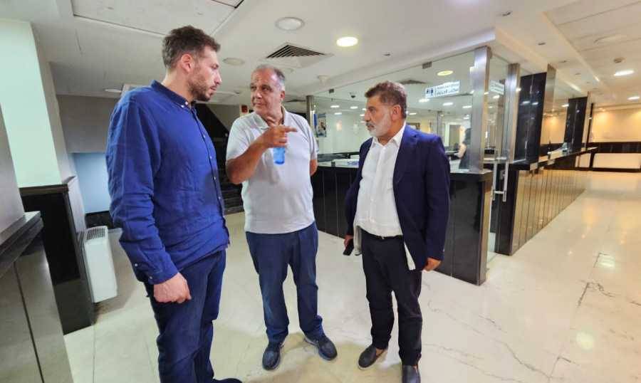 بوشكيان يزور مستشفى تعنايل