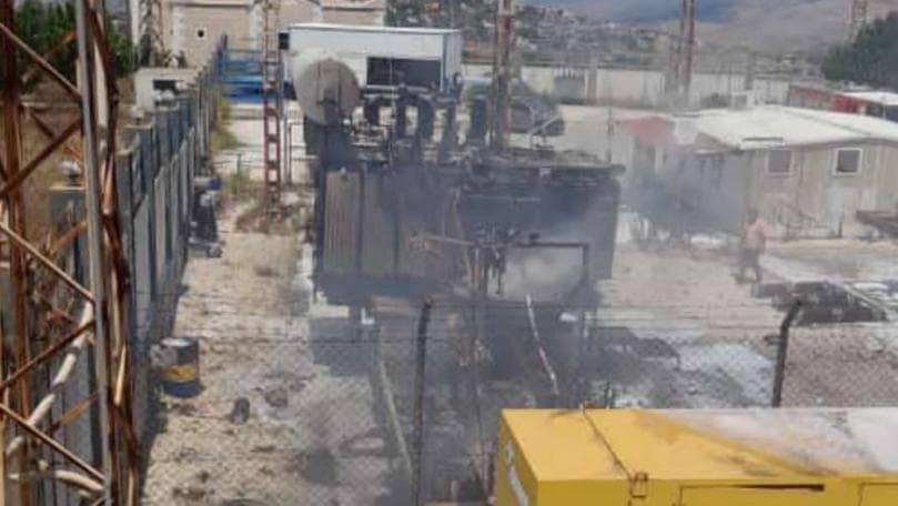 غارة تشعل حريقا كبيرا في محطة تحويل الكهرباء بمشروع الطيبة