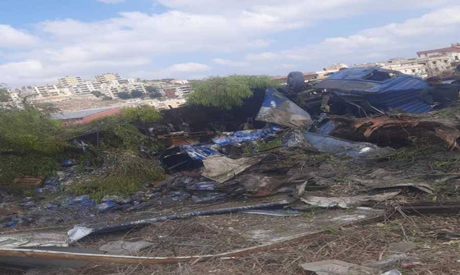 إنقلاب شاحنة في النبطية