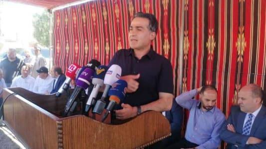 حمية يطلق ورشة تأهيل الأوتوستراد الممتد على طريق ضهر البيدر
