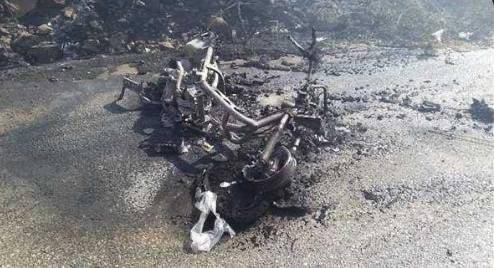 استشهاد شخص بغارة لمسيرة على دراجة نارية في شبعا