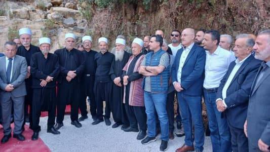 حمية يتفقّد أعمال معالجة الانهيار على طريق كفرفاقود - بشتفين