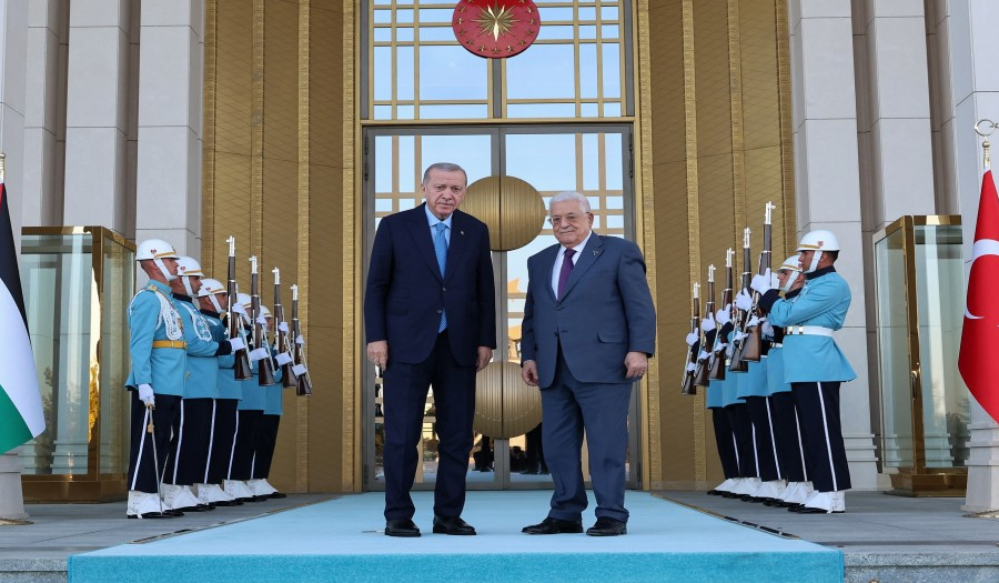 عباس يبحث مع اردوغان في وقف إطلاق النار بغزة