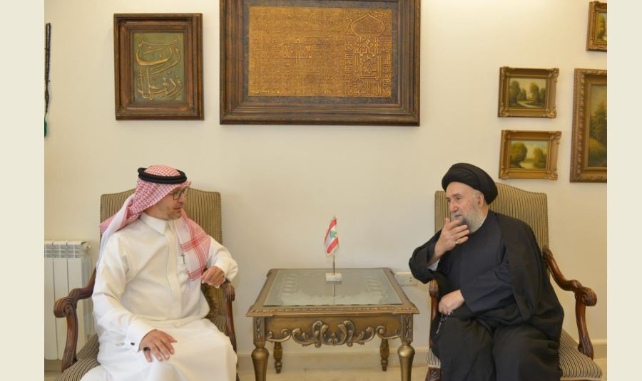بخاري يبحث والعلامة الأمين في موضوعات ذات الإهتمام المشترك