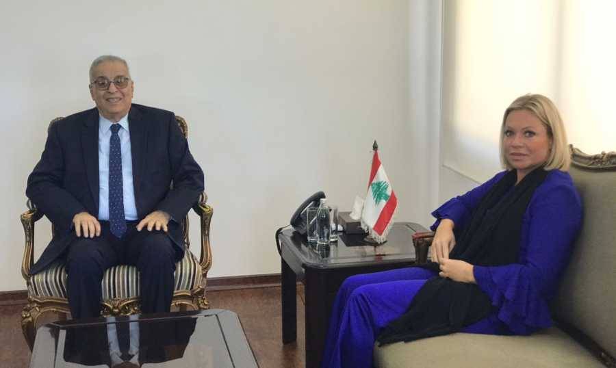 بو حبيب يستقبل بلاسخارت: لوضع حد لاعتداءات اسرائيل على لبنان