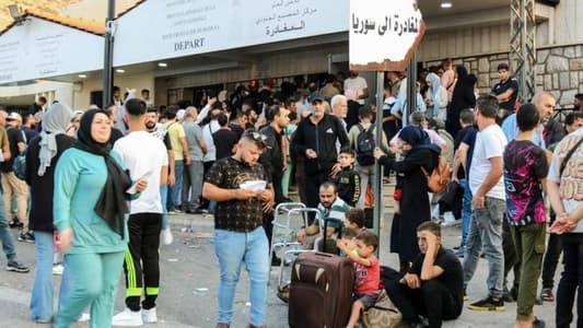 أكثر من 22 ألف شخص عبروا الحدود من لبنان الى سوريا