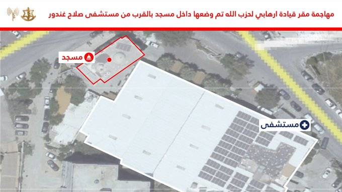 الجيش الإسرائيلي: استهدافنا مقاتلين من حزب الله في مسجد بجنوب لبنان