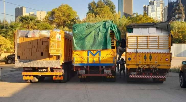 غارة إسرائيلية تستهدف شاحنات مواد إغاثية وطبية في سوريا