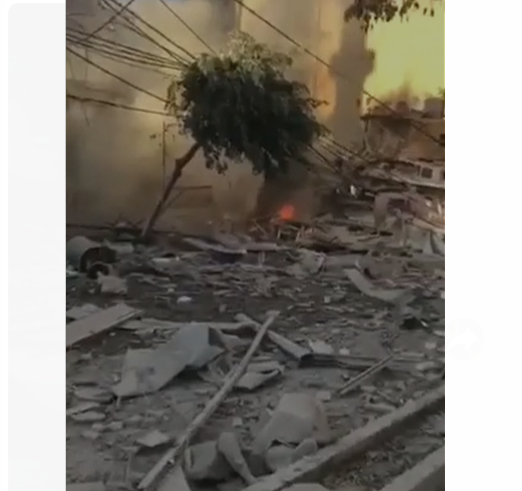 تجدد القصف على الضاحية الجنوبية