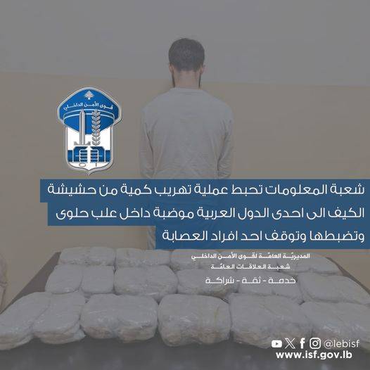 احباط عملية تهريب حشيشة الكيف داخل علب حلوى