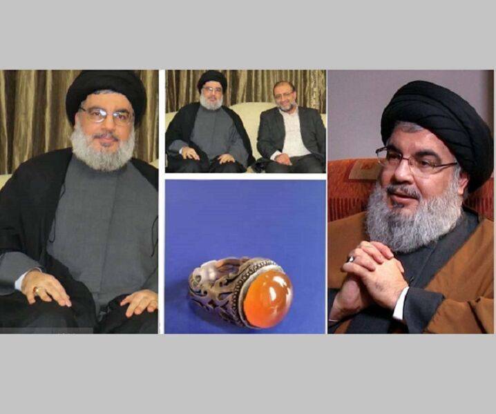 إيران تعرض خاتم نصرالله في مزاد علني!
