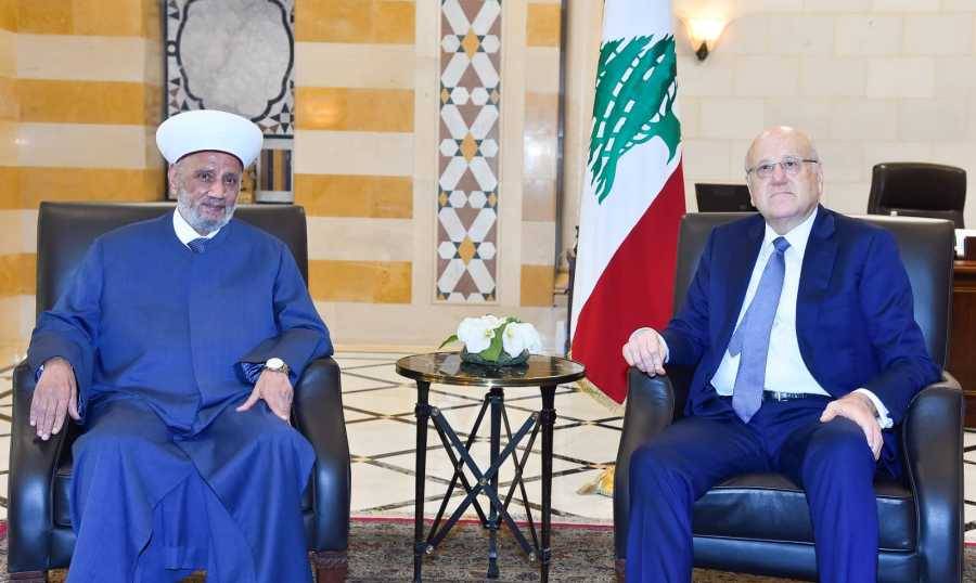 دريان من السراي: آن الأوان لجميع القوى السياسية ان يحسموا إنجاز الاستحقاق الرئاسي