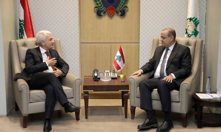 البيسري يبحث وسفير ايطاليا في المستجدات