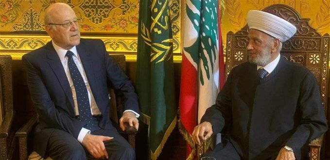 ميقاتي من دار الفتوى: في كل الاجتماعات التي نعقدها نلمس وحدة اللبنانيين وتضامنهم