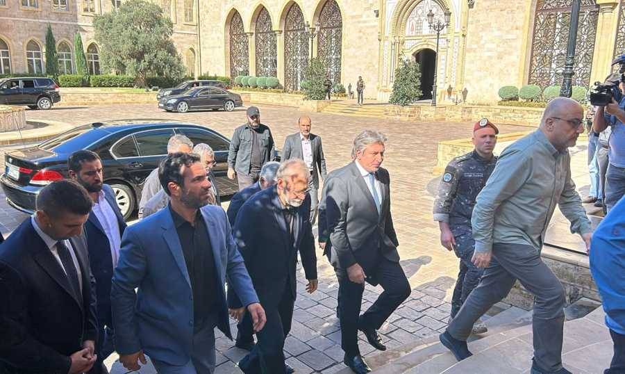 ميقاتي يلتقي لاريجاني