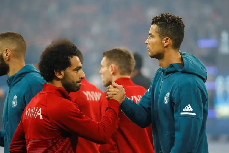 رونالدو يتوجه بطلب خاص للنصر السعودي بشأن محمد صلاح