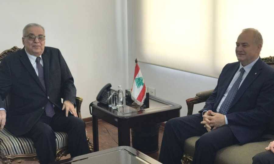 بوحبيب يلتقي سفيري هنغاريا وبولندا