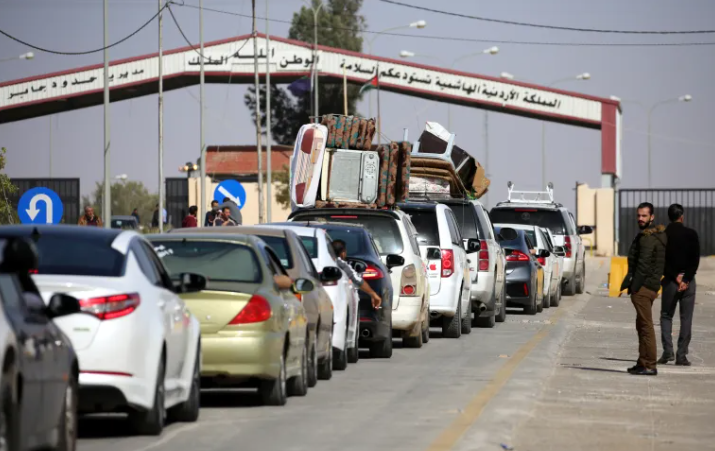 الأردن يغلق معبر جابر الحدودي مع سوريا