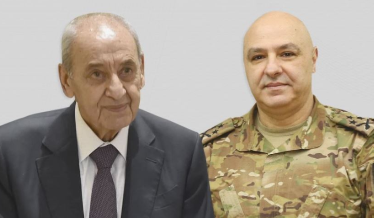 بري يلتقي قائد الجيش