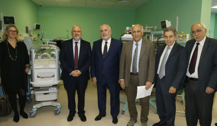 هبة معدات طبية من تشيكيا إلى مستشفى الكرنتينا