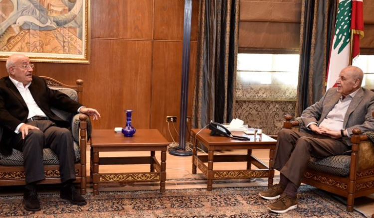 بري يعرض الاوضاع مع العريضي