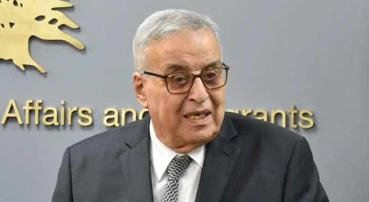 بو حبيب دعا الدول الغربية للمساهمة بإعادة الإعمار