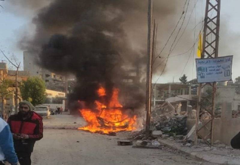 الجيش الإسرائيلي يزعم استهداف مركبة محمّلة بوسائل قتالية في الجنوب