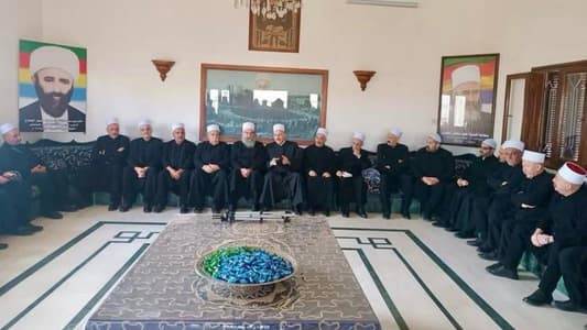 شيخ العقل كلّف وفداً من المشايخ زيارة السويداء وجرمانا في سوريا