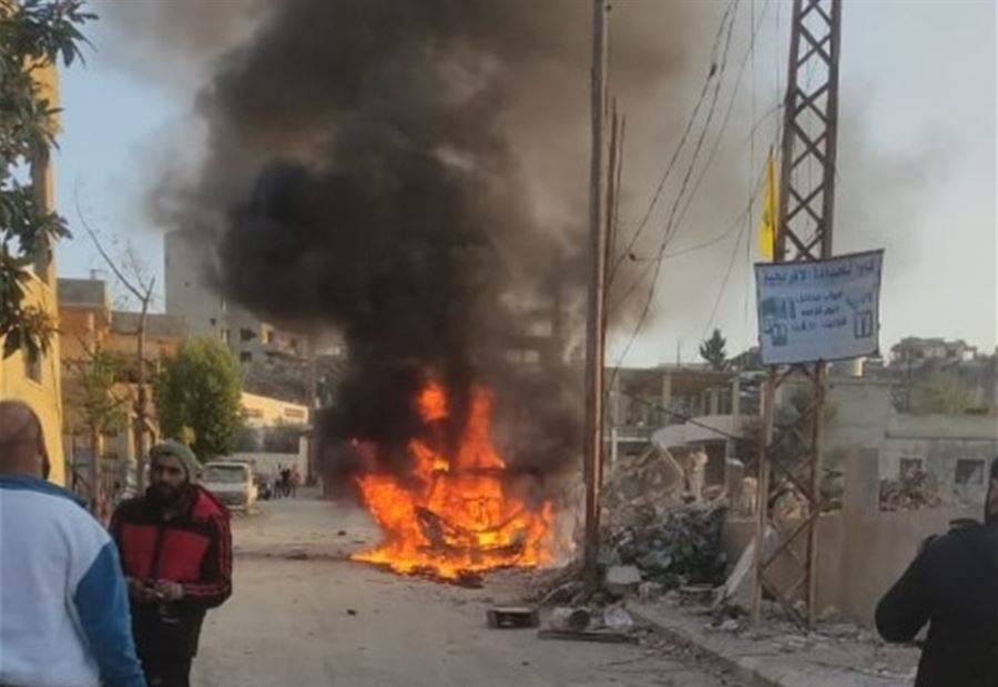 جريحان بغارة على سيارة في مجدل زون