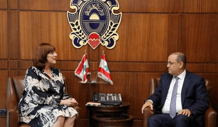 البيسري يعرض مع سفيرة كندا الأوضاع في لبنان وسوريا