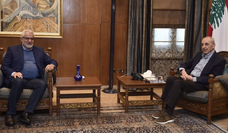 بري يستقبل عطية.. وبرقية معايدة من الرئيس المصري