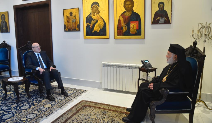 ميقاتي زار عودة مهنئا بالميلاد