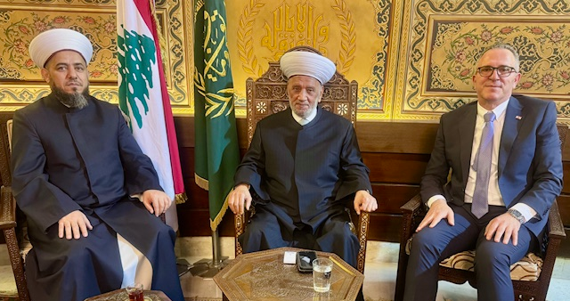 المفتي دريان يبحث مع زواره في الأوضاع العامة
