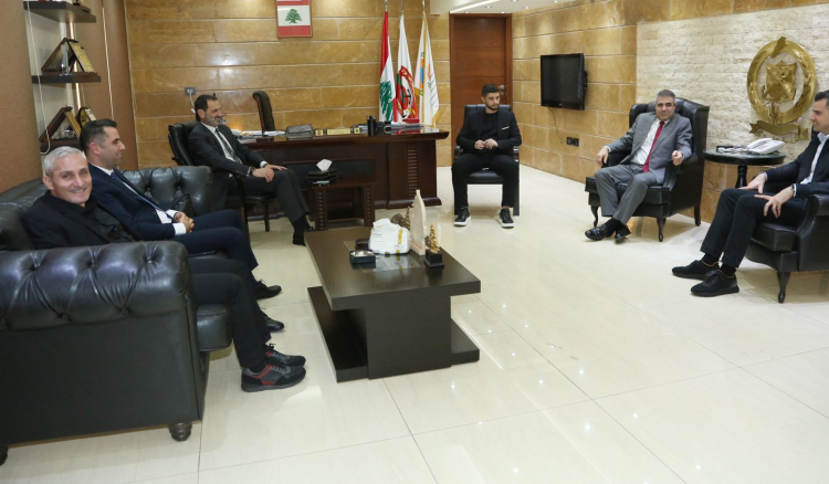 المدير العام للدفاع المدني يستقبل السفير البرازيلي والنائب فرنجية