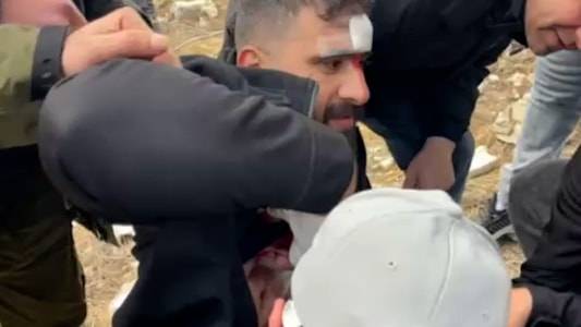 نجاة إعلاميين من الرصاص الإسرائيلي