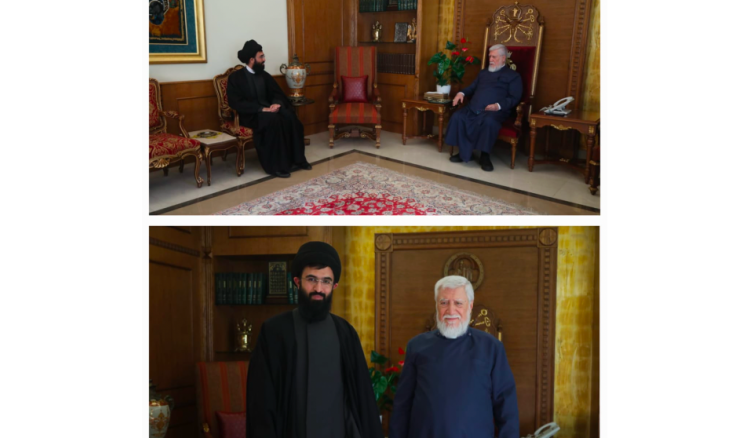 لقاء بين المستشار الثقافي الإيراني وكاثوليكوس الأرمن الأرثوذكس.. هذا ما تم بحثه