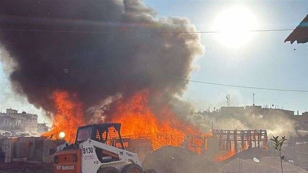 حريق كبير في مخيم للنازحين السوريين في المرج