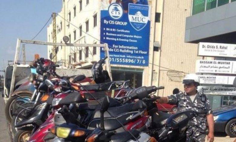 قرار بتنظيم سير الدراجات النارية ضمن نطاق محافظة بيروت